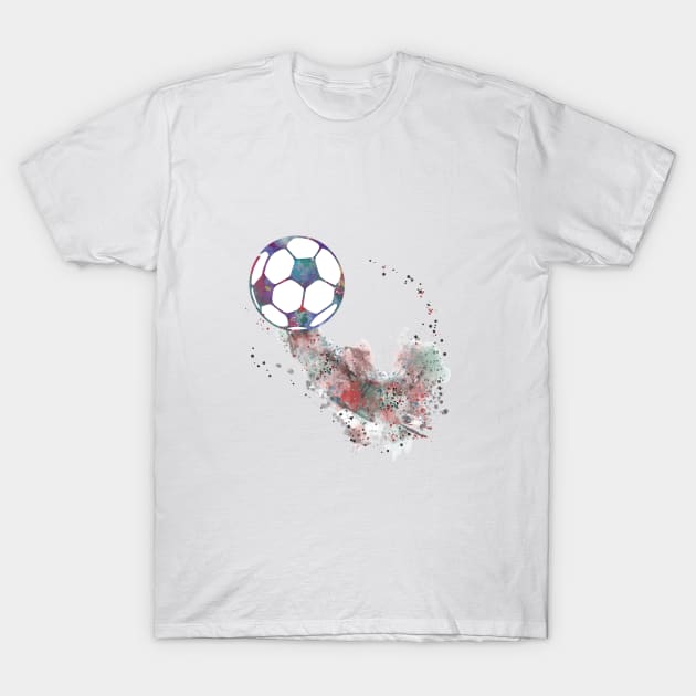 Soccer ball T-Shirt by RosaliArt